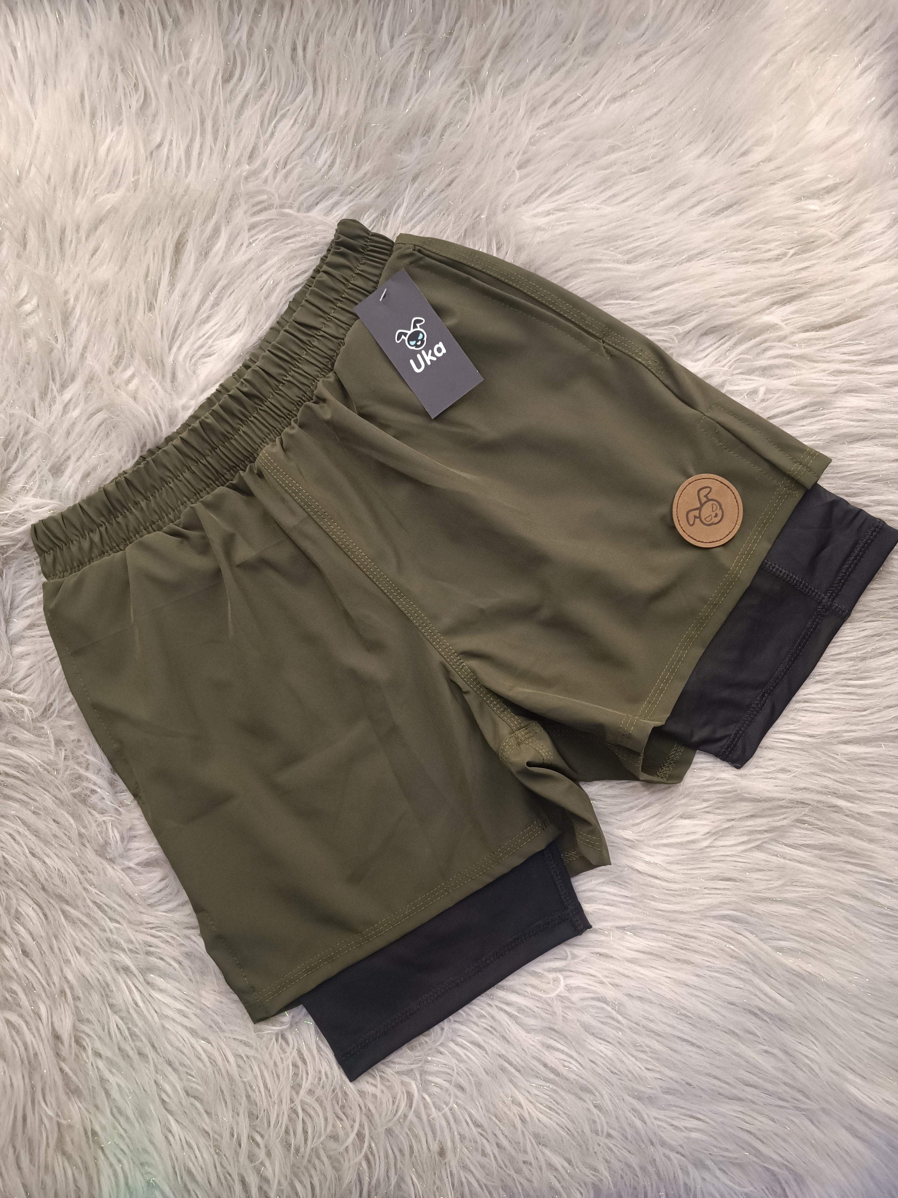 PANTALONETA RUNING CON LICRA PARA CABALLERO