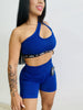 SET LICRA CORTA + TOP MEDIO BESO